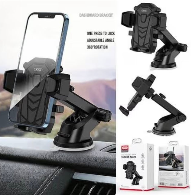 XO Car Phone Holder With Sucker Plate