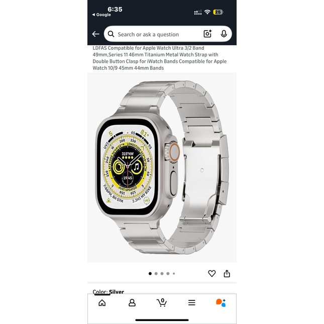 Apple Watch ultra 2/3 Titanium Band
