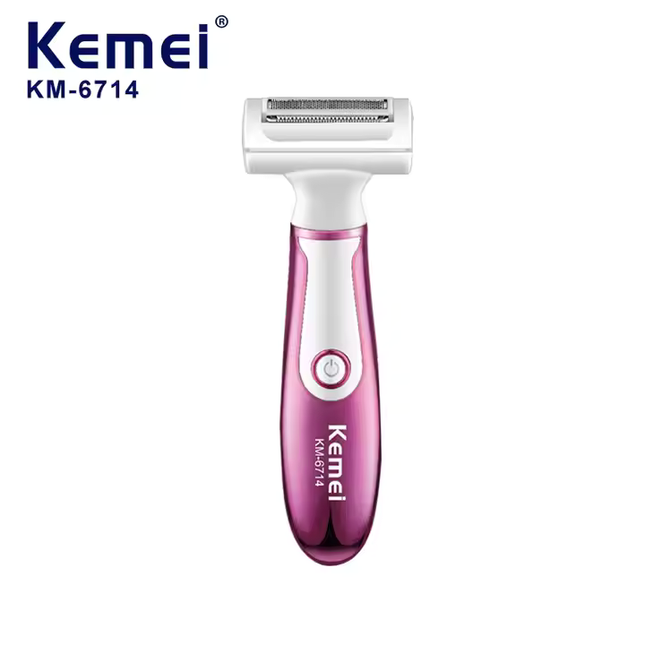 Kemei 4-in-1 Lady Shaver – Safe Grooming for Intimate & Sensitive Areas