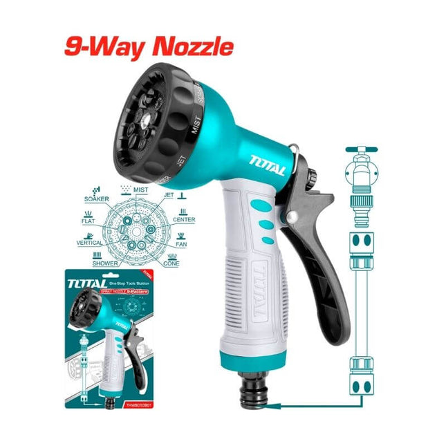 SPRAYER PLASTIC 9 STAGE NOZZLE