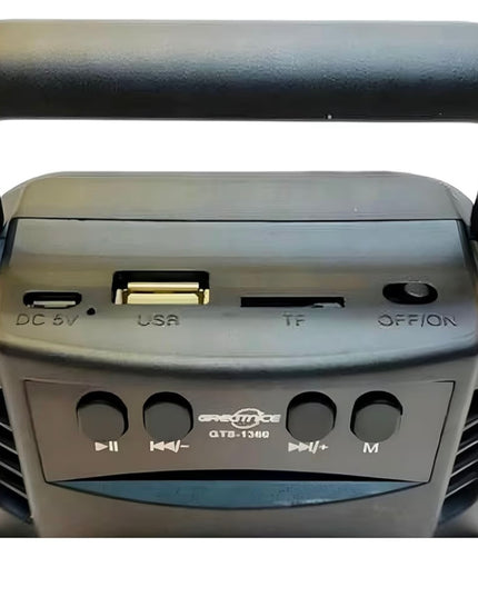 Bluetooth Speaker &, USB & SD Card - High Performance, Splash Proof