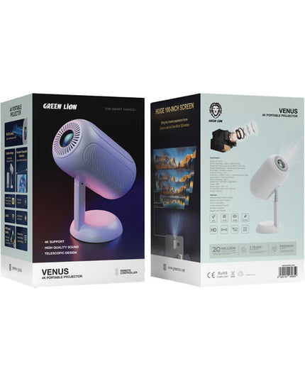 Green Lion Venus 4K Portable Projector