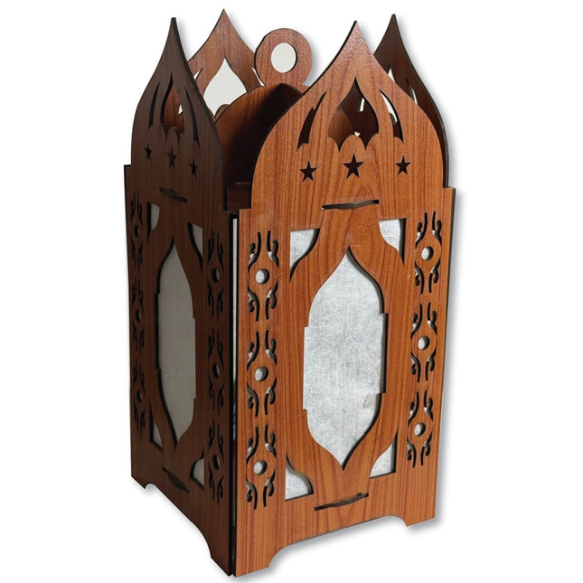 Ramadan Lantern With Moroccan Cutout Design