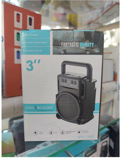 Bluetooth Speaker &, USB & SD Card - High Performance, Splash Proof