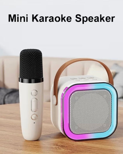 Bluetooth Karaoke Speaker With Led Lights