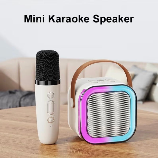 Bluetooth Karaoke Speaker With Led Lights