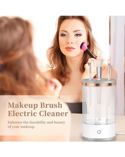 Automatic Makeup Brush Cleaner