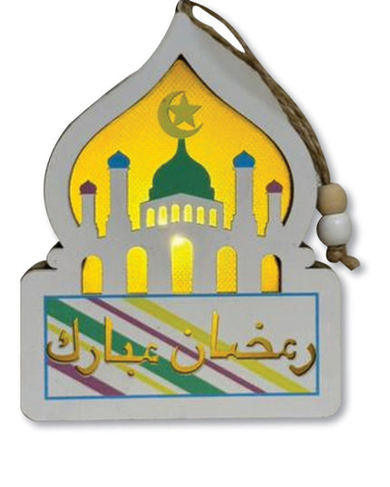 Ramadan Kareem Hanging Mosque LED Light Decor