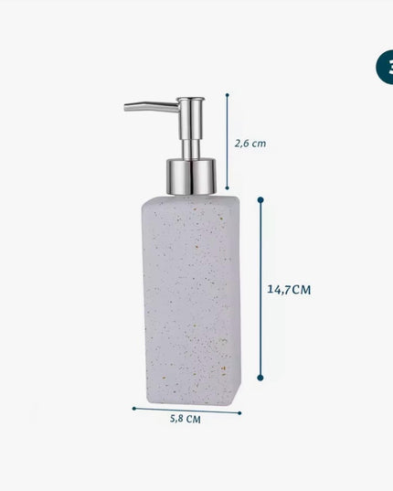 Glass Soap Dispenser (white)