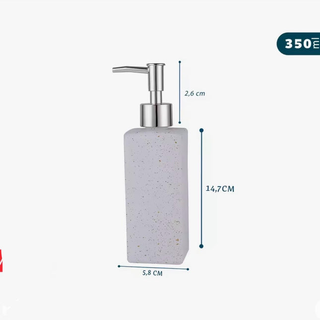 Glass Soap Dispenser (white)