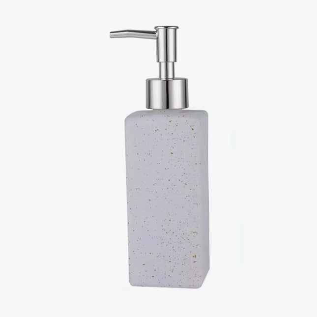 Glass Soap Dispenser (white)