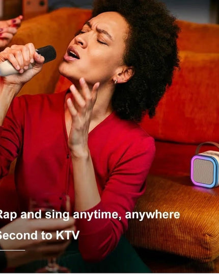 Bluetooth Karaoke Speaker With Led Lights