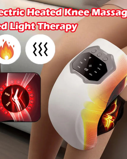Knee Massager with Heat Infrared Red Light Therapy