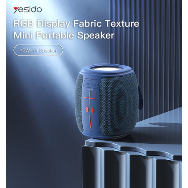 Yesido Mini Portable Speaker with RGB Lights