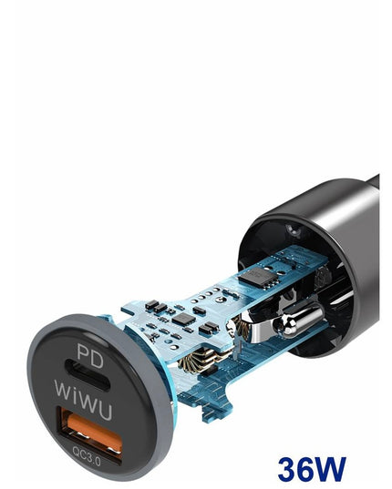 WiWu Car USB Charger 36W