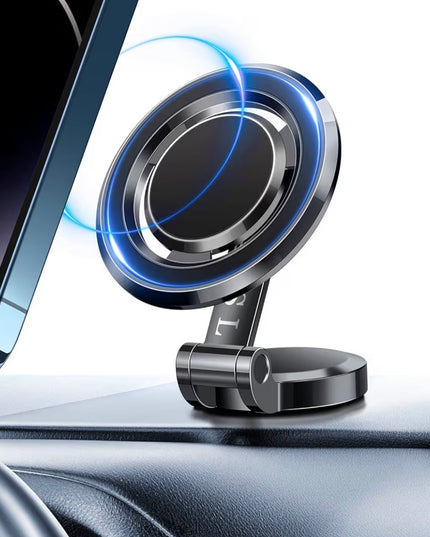 Magnetic Car Phone Holder, Compact, 360° Adjustable