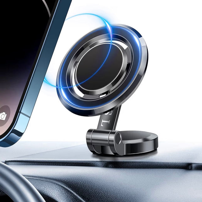 Magnetic Car Phone Holder, Compact, 360° Adjustable