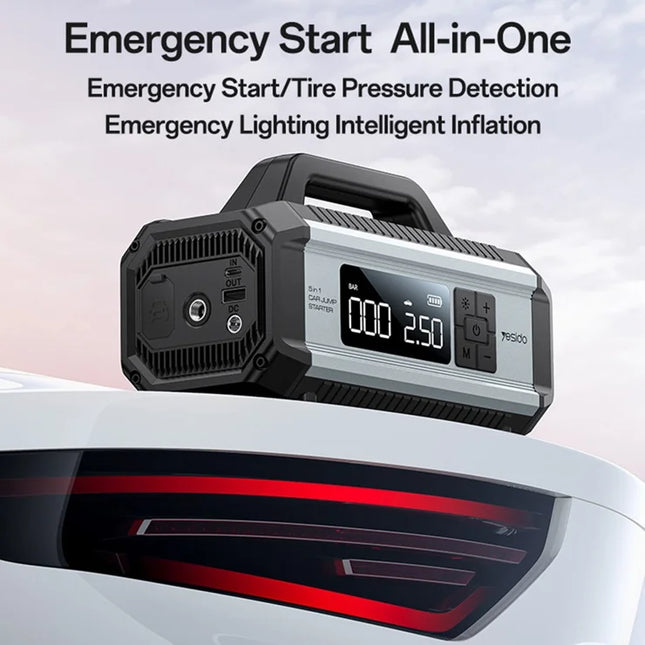 Yesido 5in1 Jump Starter 10000mAh