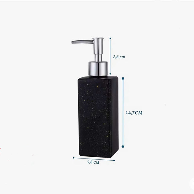 Glass Soap Dispenser (black)