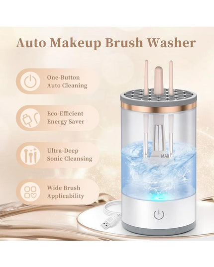 Automatic Makeup Brush Cleaner