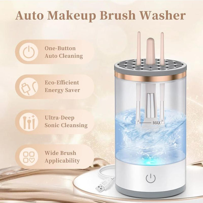 Automatic Makeup Brush Cleaner