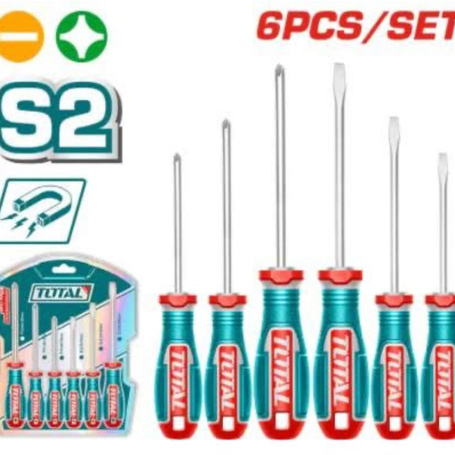 Total Magnetic Screw Driver (6pcs set)
