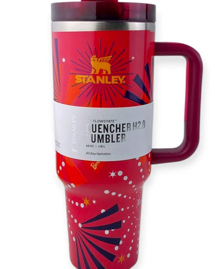 Stanley Quencher H2.0 Tumbler – Red Fireworks Edition (40oz)