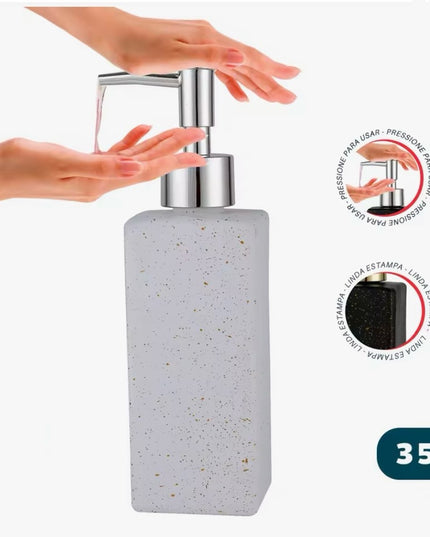 Glass Soap Dispenser (white)