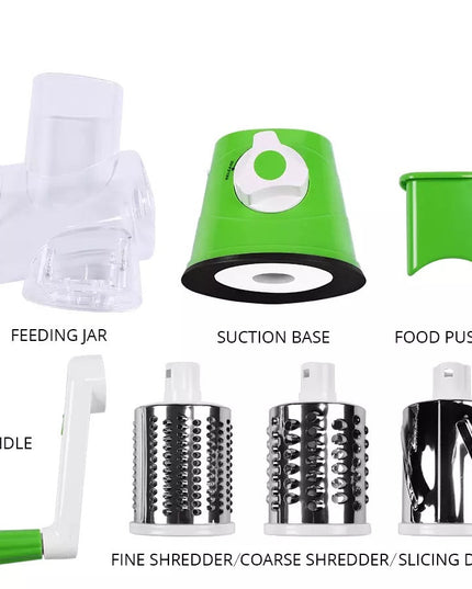 Tabletop Drum Grater 3 Blades