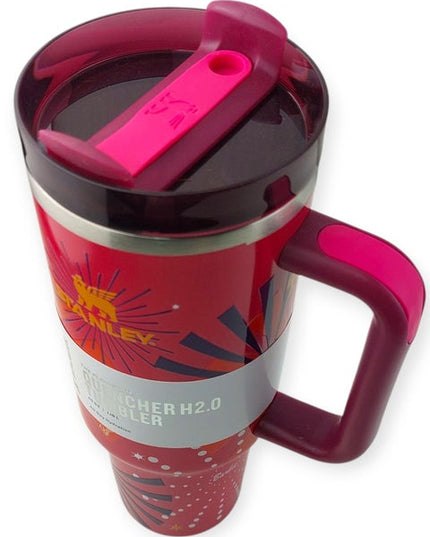 Stanley Quencher H2.0 Tumbler – Red Fireworks Edition (40oz)