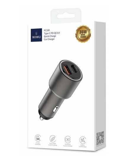 WiWu Car USB Charger 36W