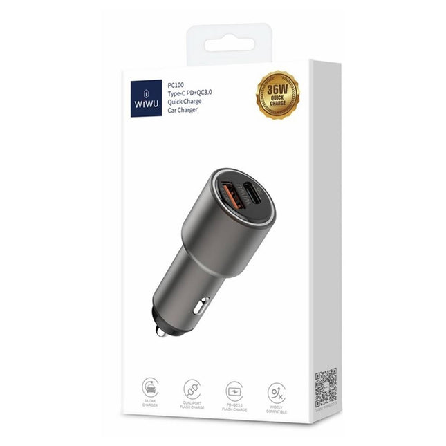 WiWu Car USB Charger 36W