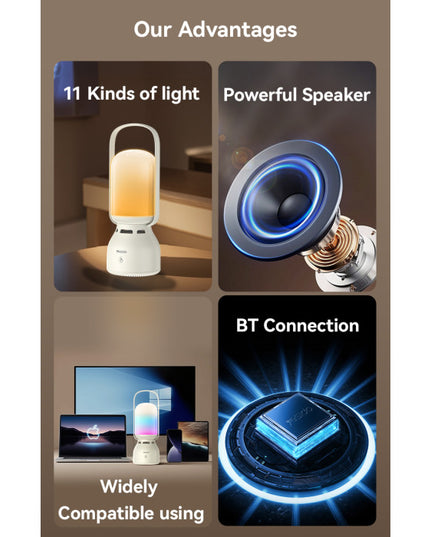 Yesido Outdoor Led Light Speaker