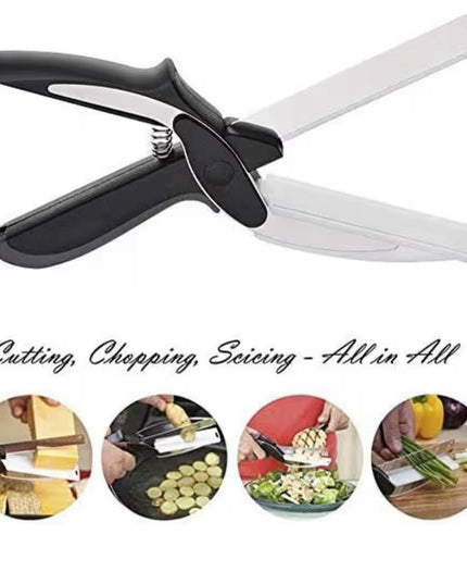 Food Chopper — 2in1 Cutting Board & Knife