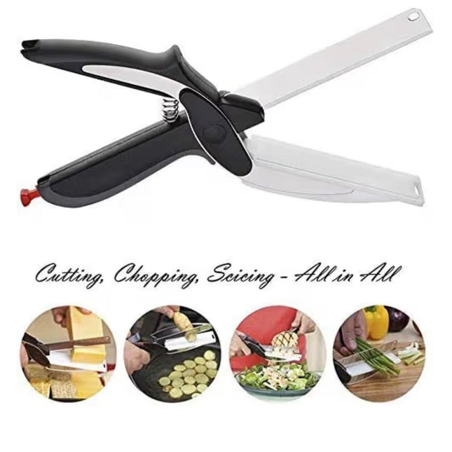 Food Chopper — 2in1 Cutting Board & Knife