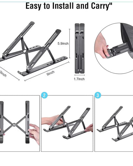 Foldable Laptop Stand — Adjustable Multi-Position