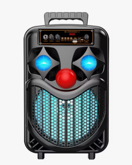 NDR-P66 Karaoke Wireless Speaker Extra Bass With Microphone & Dynamic Lighting Effects 8inches