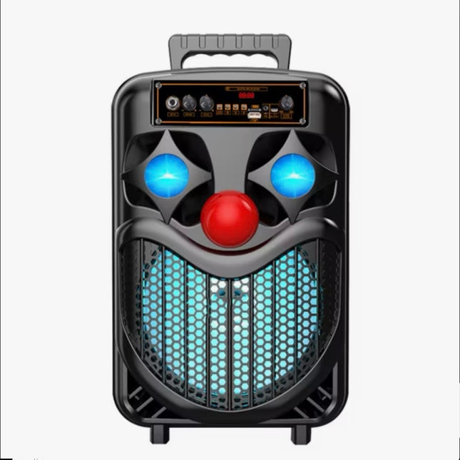 NDR-P66 Karaoke Wireless Speaker Extra Bass With Microphone & Dynamic Lighting Effects 8inches