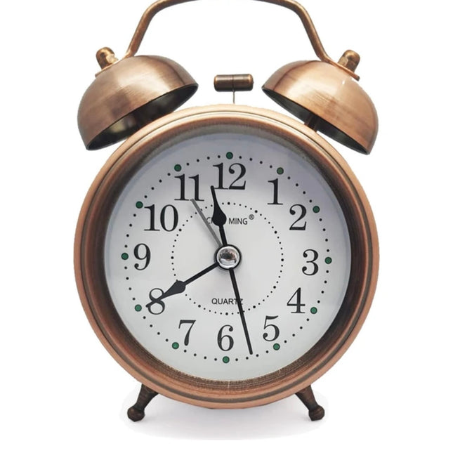 Twin Bell Alarm Clock – Vintage Bronze