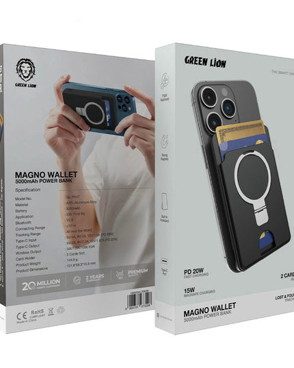 Green Lion Magno Wallet Power Bank 5000mAh