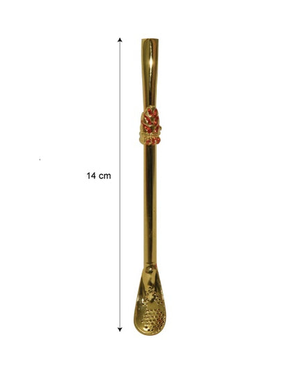 Reusable Filtered Spoon Straw for Mate & Tea