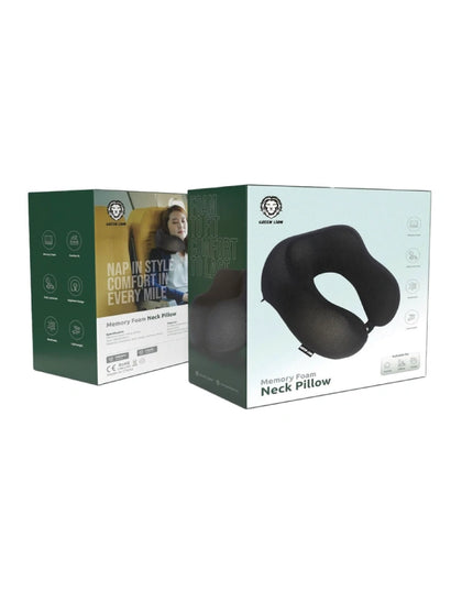 Green Lion Memory Foam Neck Pillow
