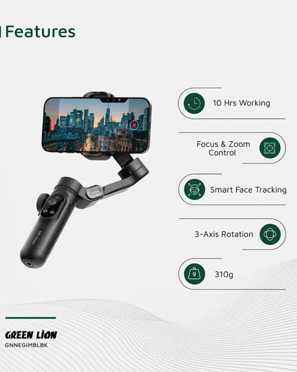 Green Lion New York Gimbal Smart Face Tracking