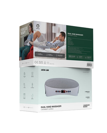 Green Lion Dual Hand Massager 5 Intensity Levels