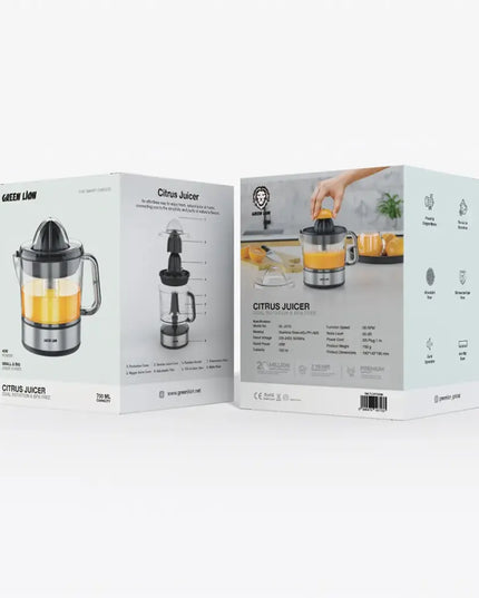 Green Lion 700mL Citrus Juicer with Dual Rotation & BPA Free