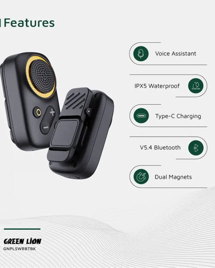 Green Lion Pulse Wear Wearable BT Speaker