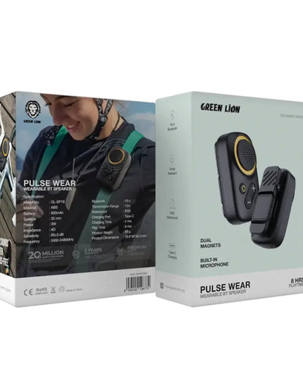 Green Lion Pulse Wear Wearable BT Speaker