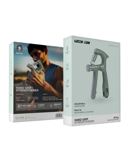 Green Lion Hand Grip Strengthener With adjustable Resistance 5-60kg