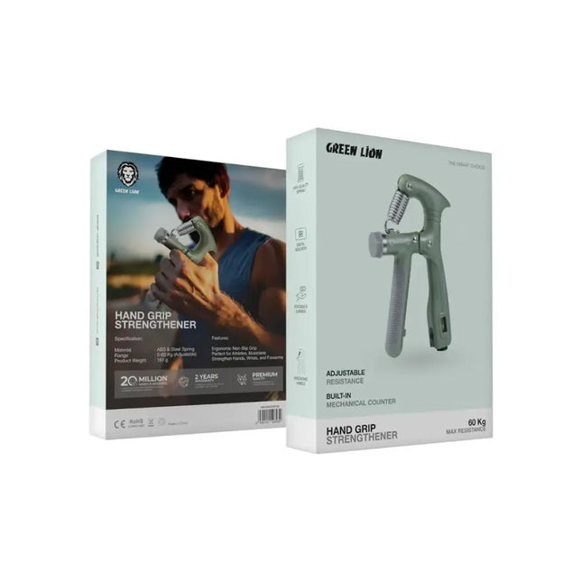 Green Lion Hand Grip Strengthener With adjustable Resistance 5-60kg