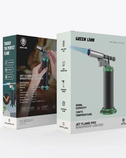 Green Lion Jet Flame Pro Windproof Lighter